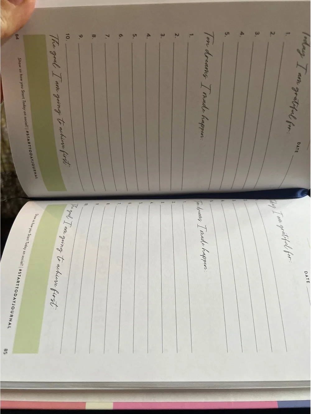 Rachel Hollis Start Today Journal Go All In Edition